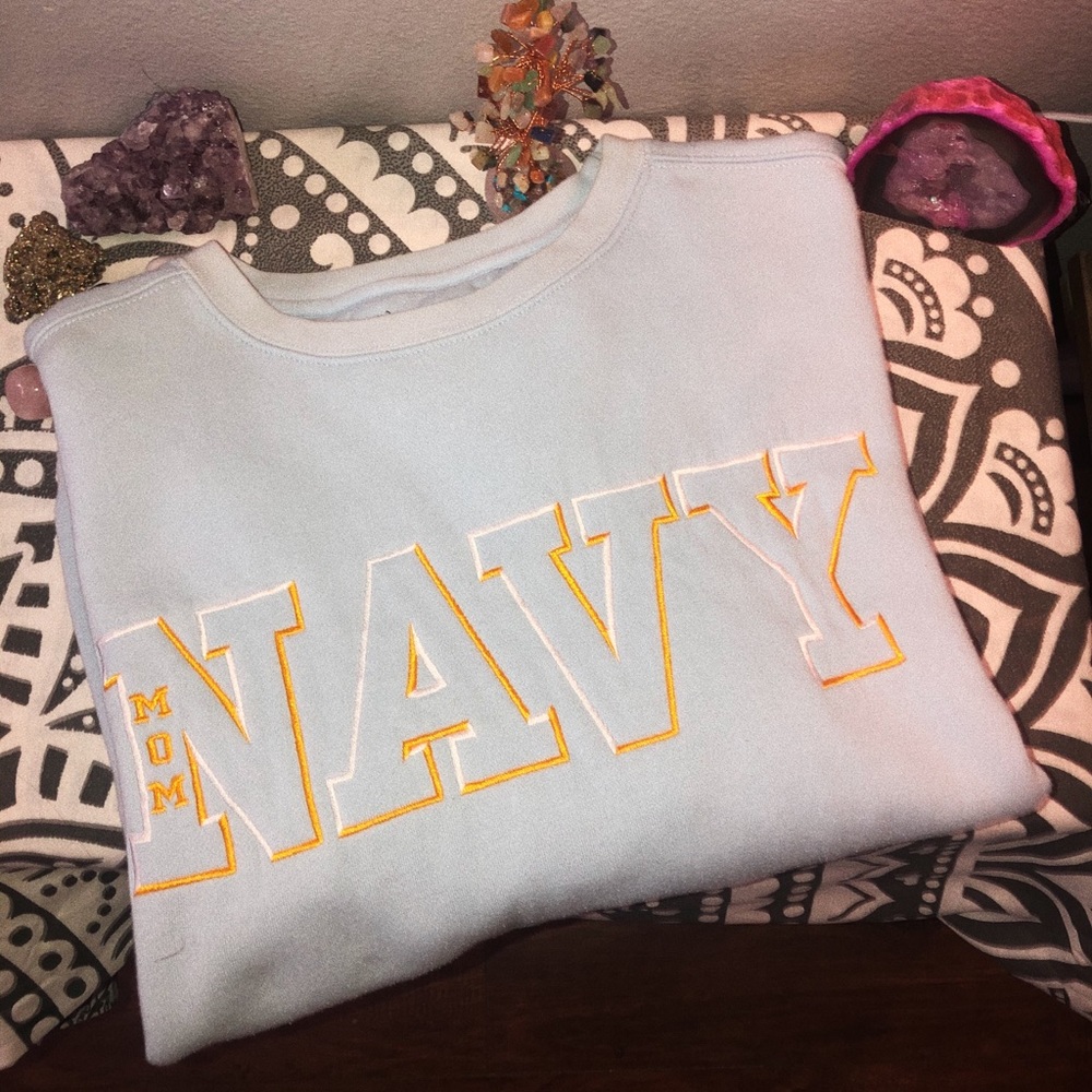 Navy sweatshirt